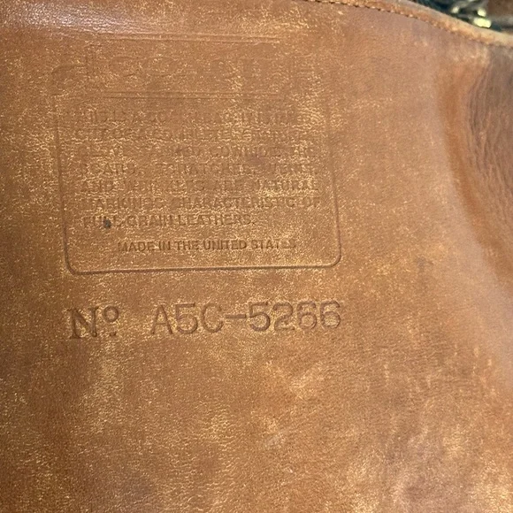 Vintage95 Coach Beekman British BrownLeather Briefcase/Messenger/Laptop Bag 5266
